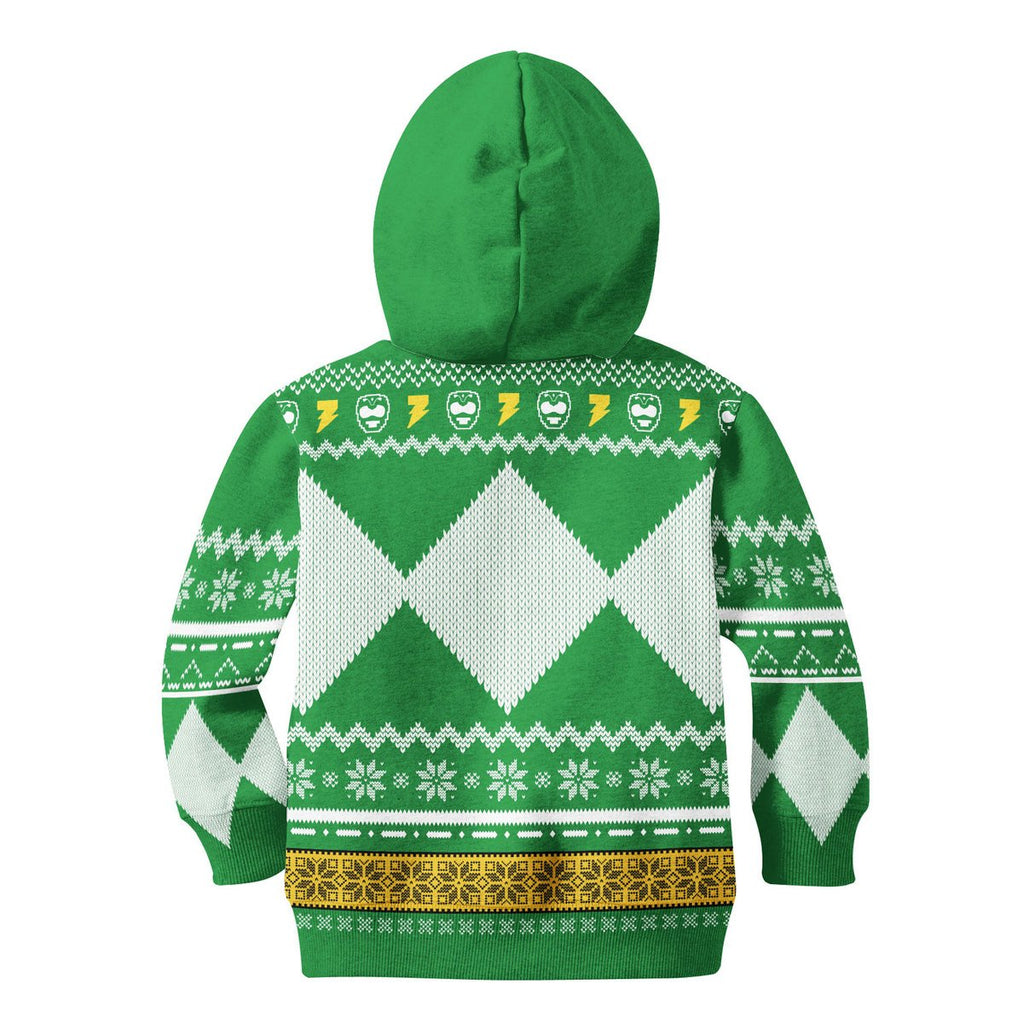 Gearhomies Kid Zip Hoodie Kid Green Mighty