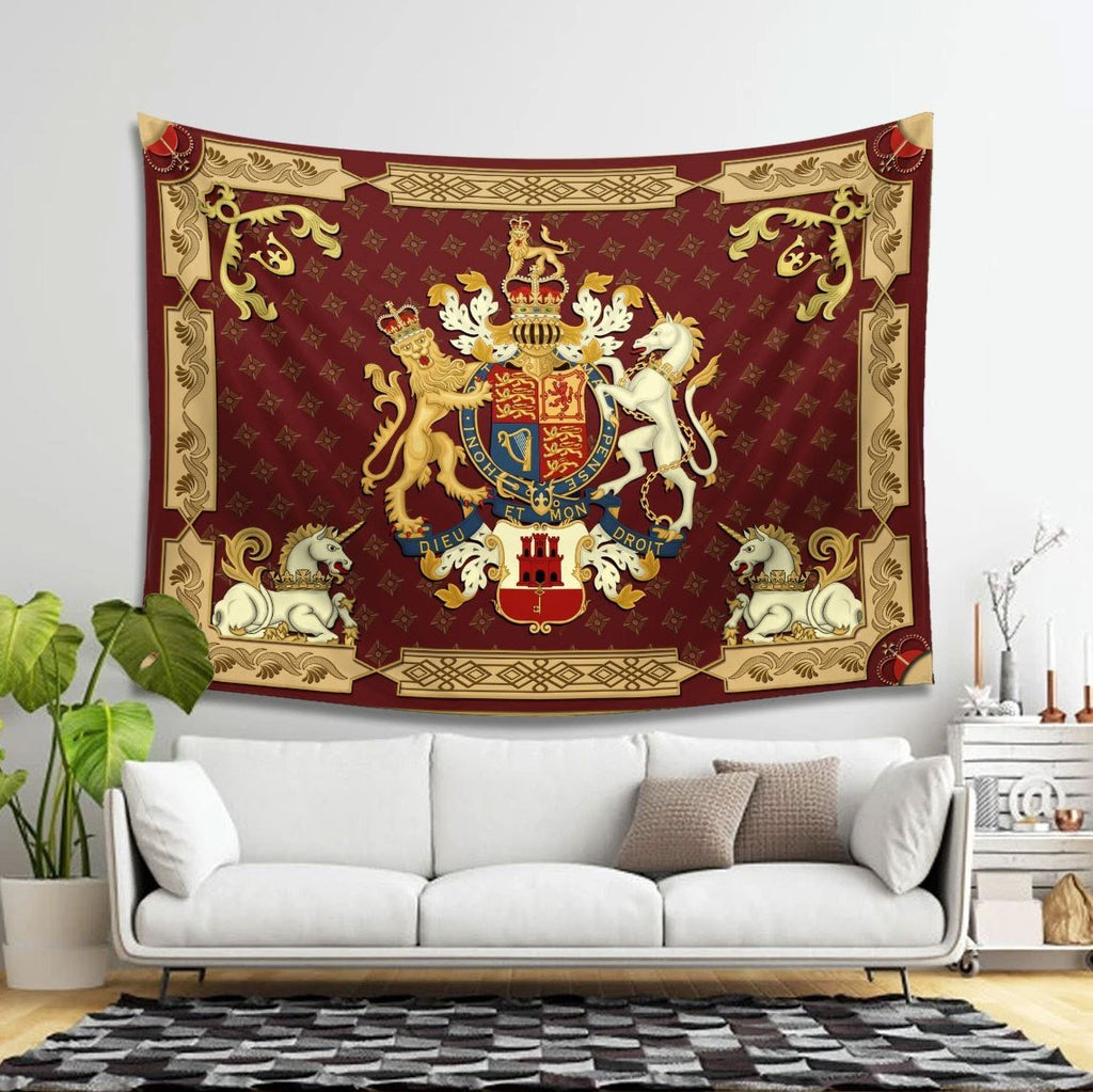 Queen Elizabeth Ii Tapestry - 4 Holes / S (27.6 X 39.4 Inches 2.3 3.2 Feet) Qm1151
