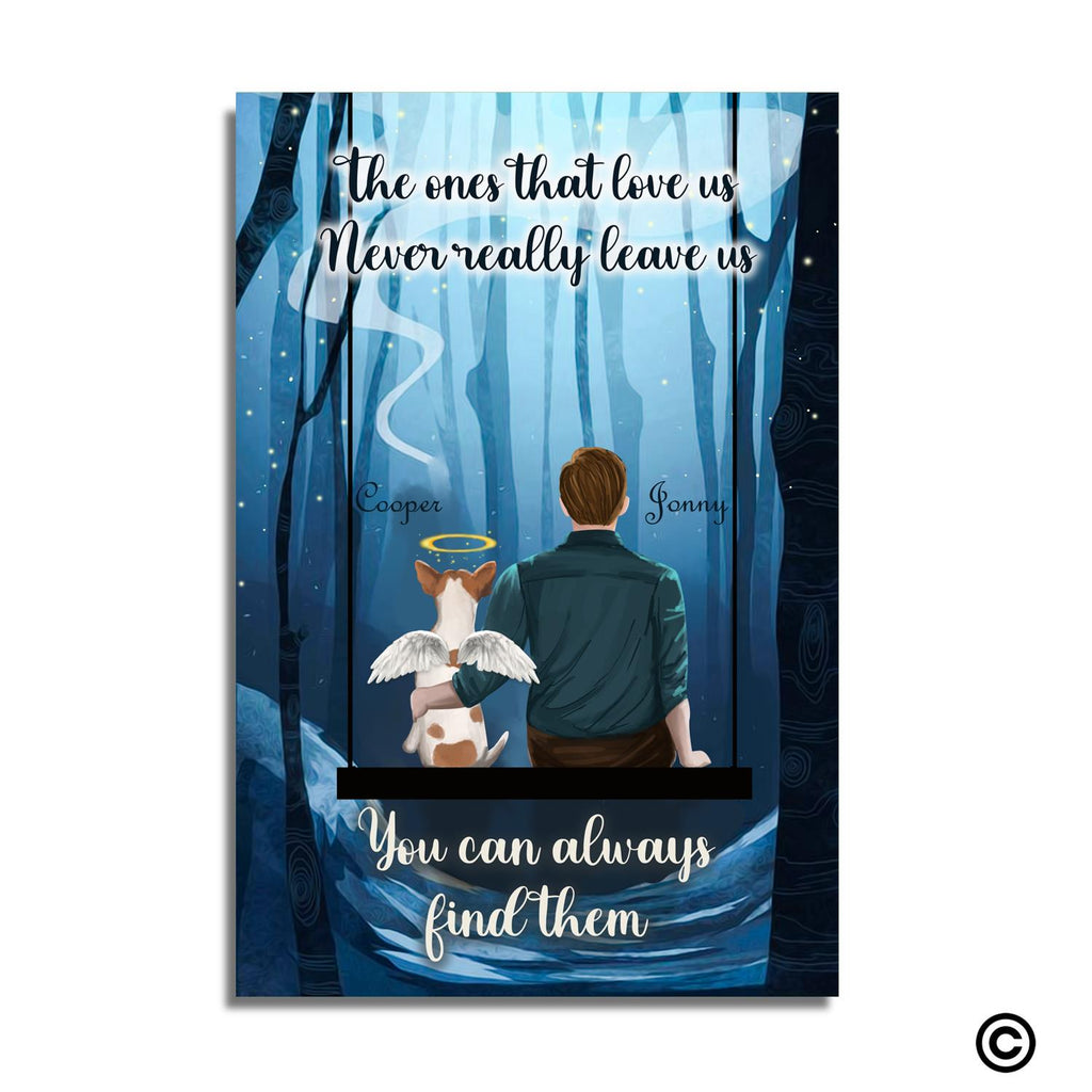 BFF-D001-4 Personalized Canvas Friends Are Like Stars You Always Know They Are There