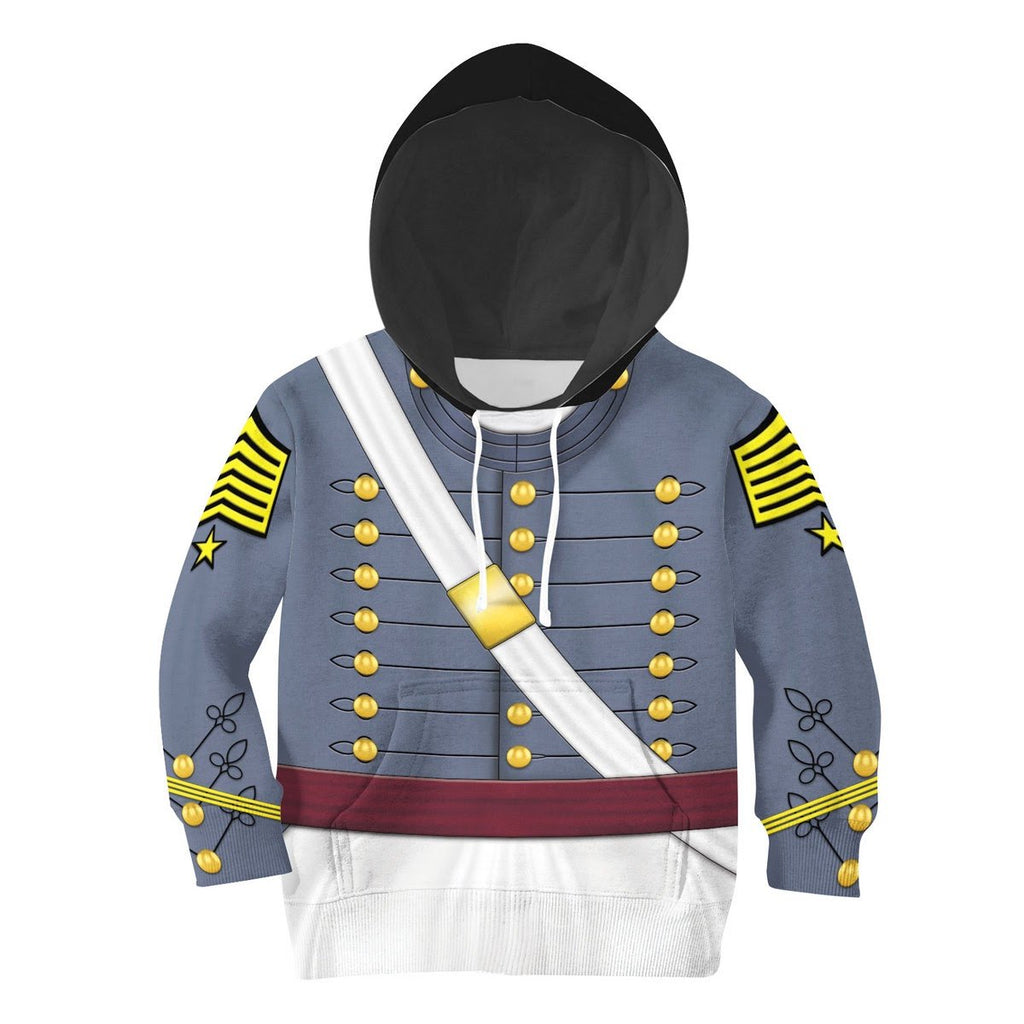 Us Army Uniform West Point Cadet (1860S) Kid Hoodie / 2Xs Qm1871