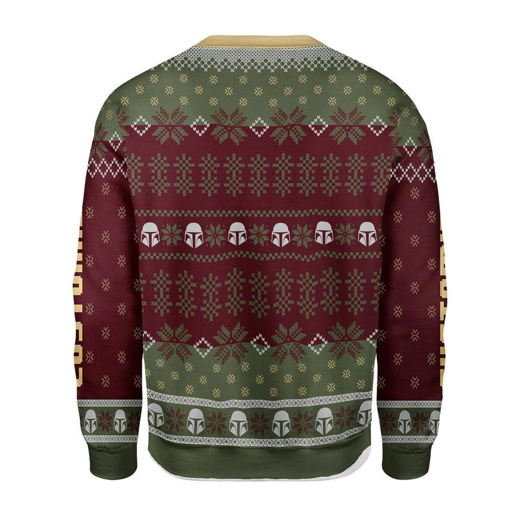 Gearhomies Christmas Unisex Sweater The Dadalorian Custome Name 3D Apparel