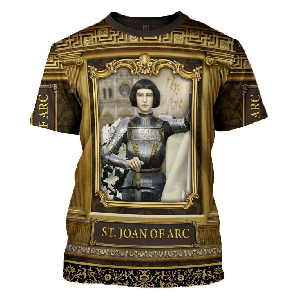 Customspig Unisex Tracksuit Hoodies Pullover Sweatshirt Joan of Arc  Historical 3D Apparel