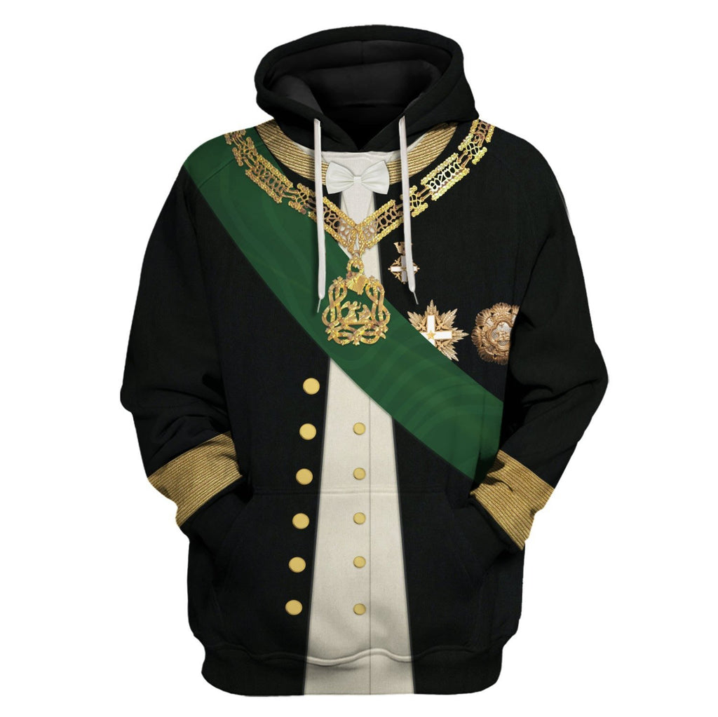 Count Camillo Benso Di Cavour The First Prime Minister Of Unified Italy Hoodie / S Vn374