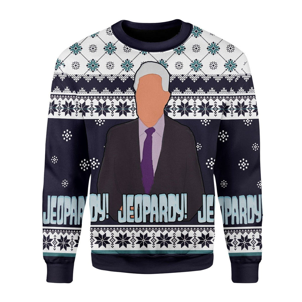 Gearhomies Christmas Unisex Sweater Jeopady! Ugly Christmas 3D Apparel