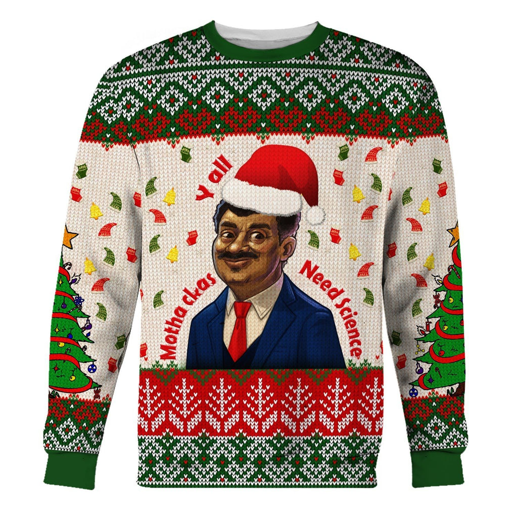 Gearhomies Christmas Unisex Sweater Neil Degrasse Tyson Shirt 3D Apparel