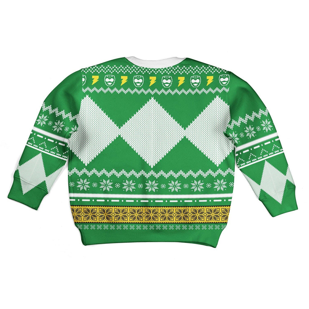 Gearhomies 3D Sweatshirt Green MightyMorphin