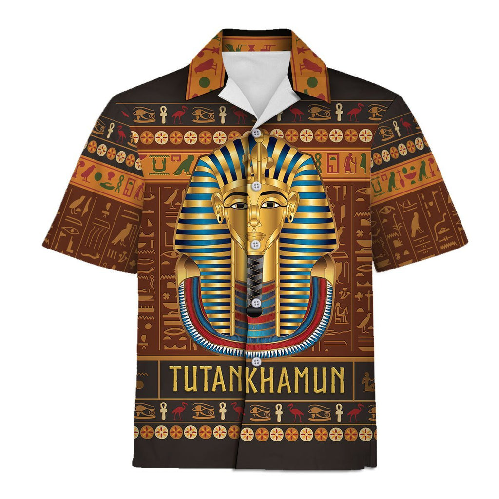 Tutankhamun Hawaiian Shirt / S Qm701