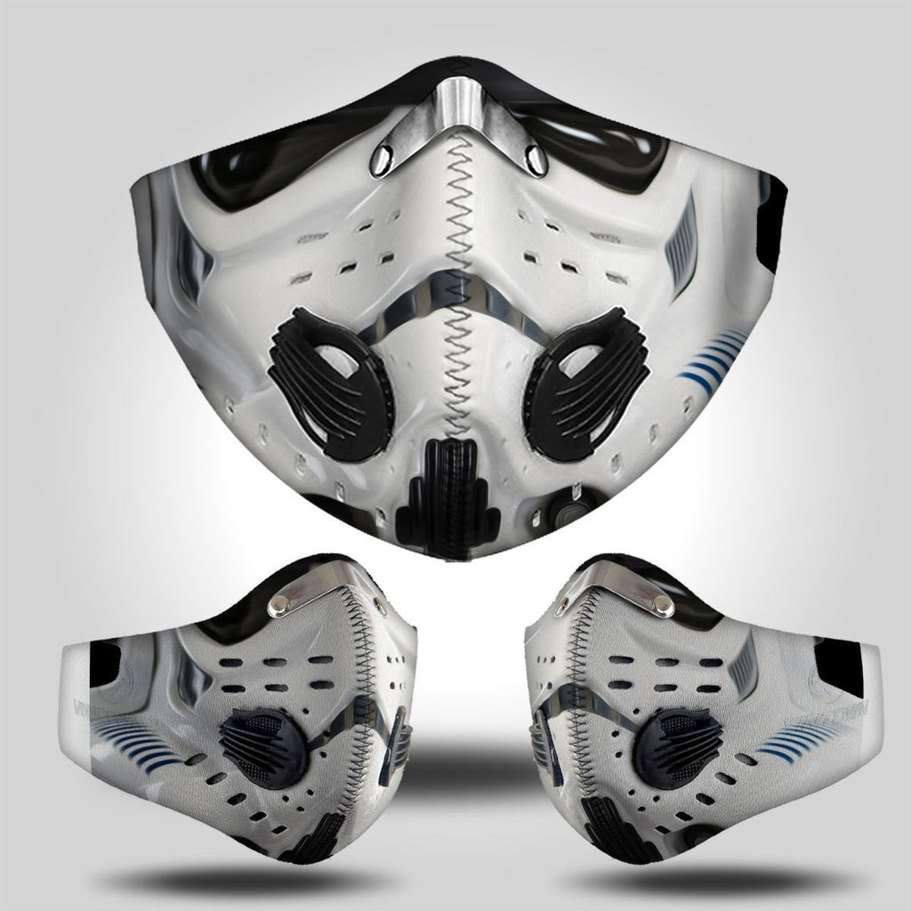 Stormtrooper Face Mask Bicycle Mask / Pack 1 Qm1328