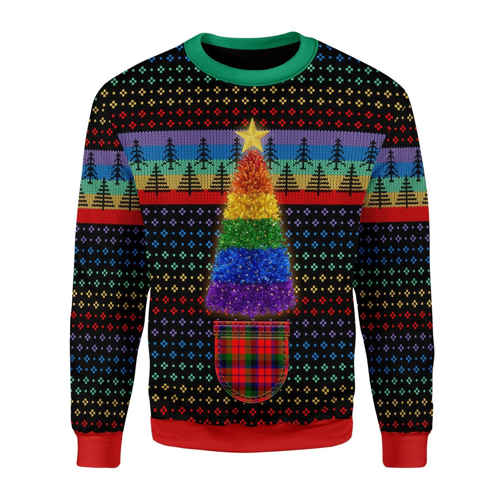 Gearhomies Christmas Unisex Sweater LGBTQ+ Christmas Tree 3D Apparel