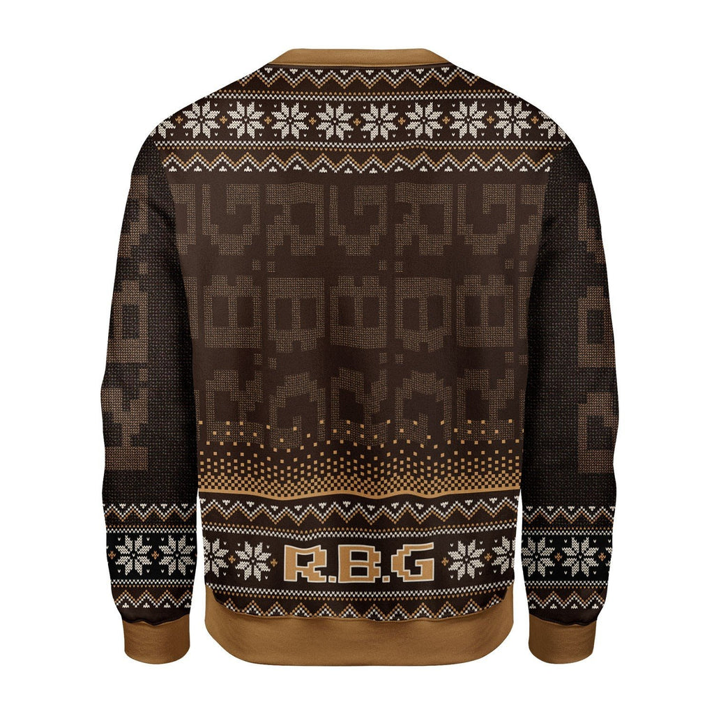 Gearhomies Christmas Unisex Sweater Ruth Bader Ginsburg RGB 3D Apparel