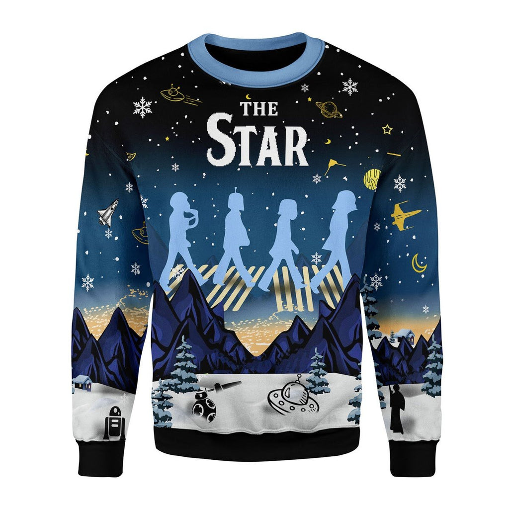 Gearhomies Christmas Unisex Sweater The Stars 3D Apparel
