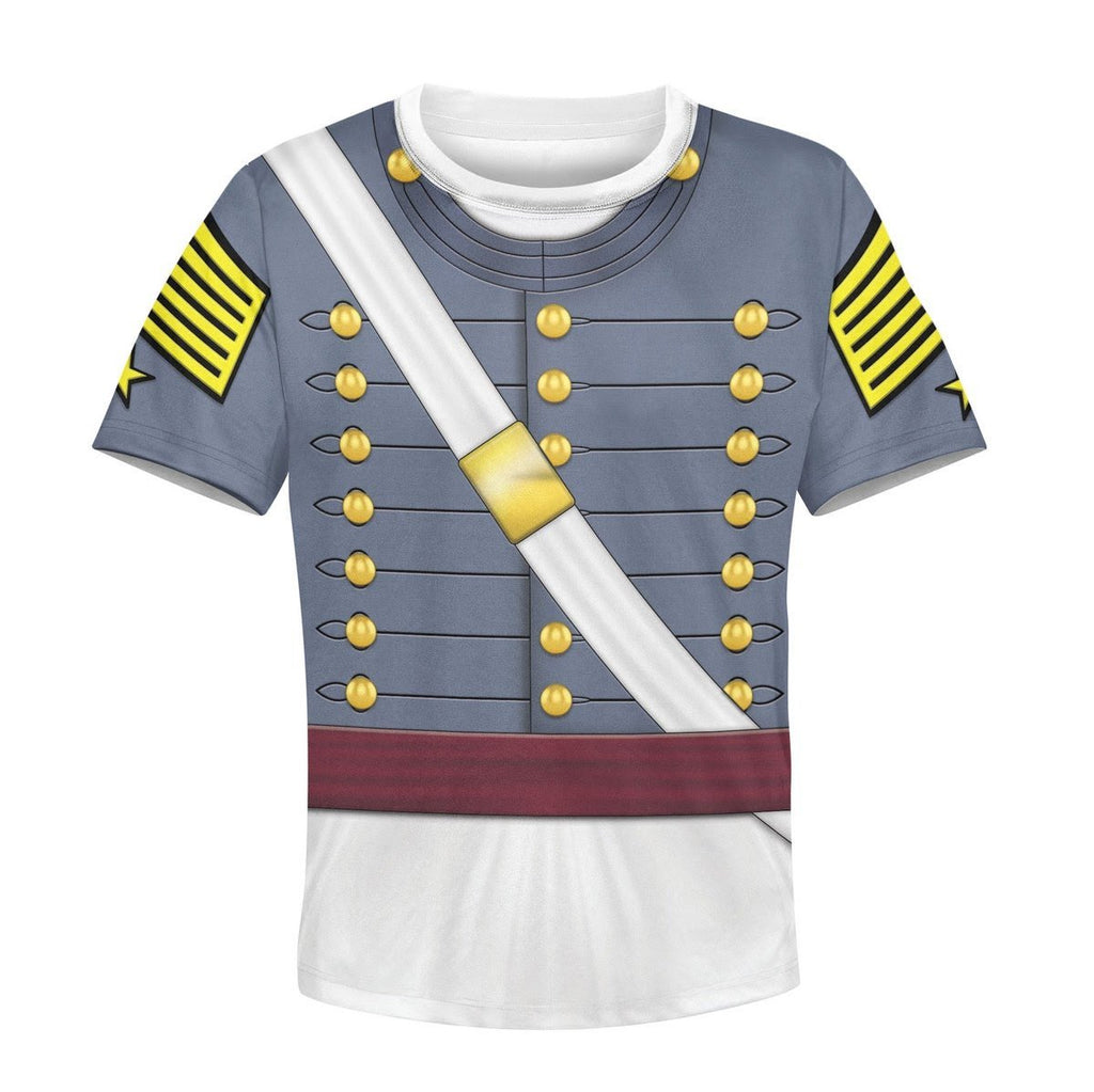 Us Army Uniform West Point Cadet (1860S) Kid T-Shirt / 2Xs Qm1871