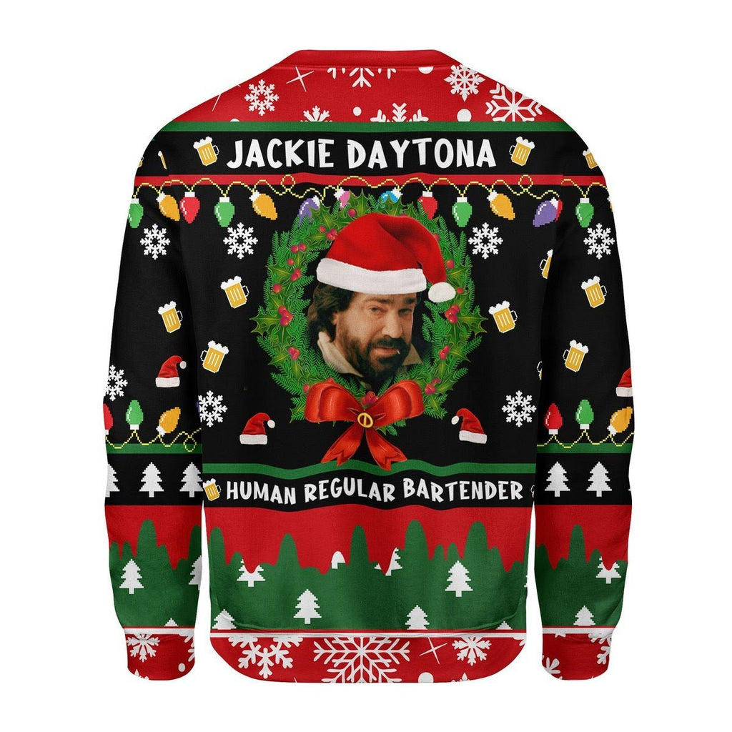 Gearhomies Christmas Unisex Sweater Jackie Daytona Ugly Christmas 3D Apparel
