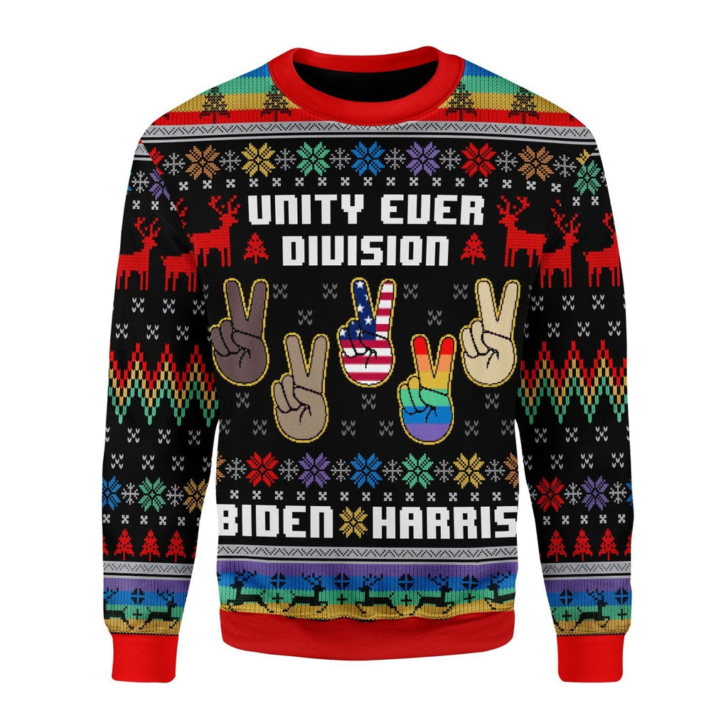 Gearhomies Christmas Unisex Sweater Unity Ever Division 3D Apparel