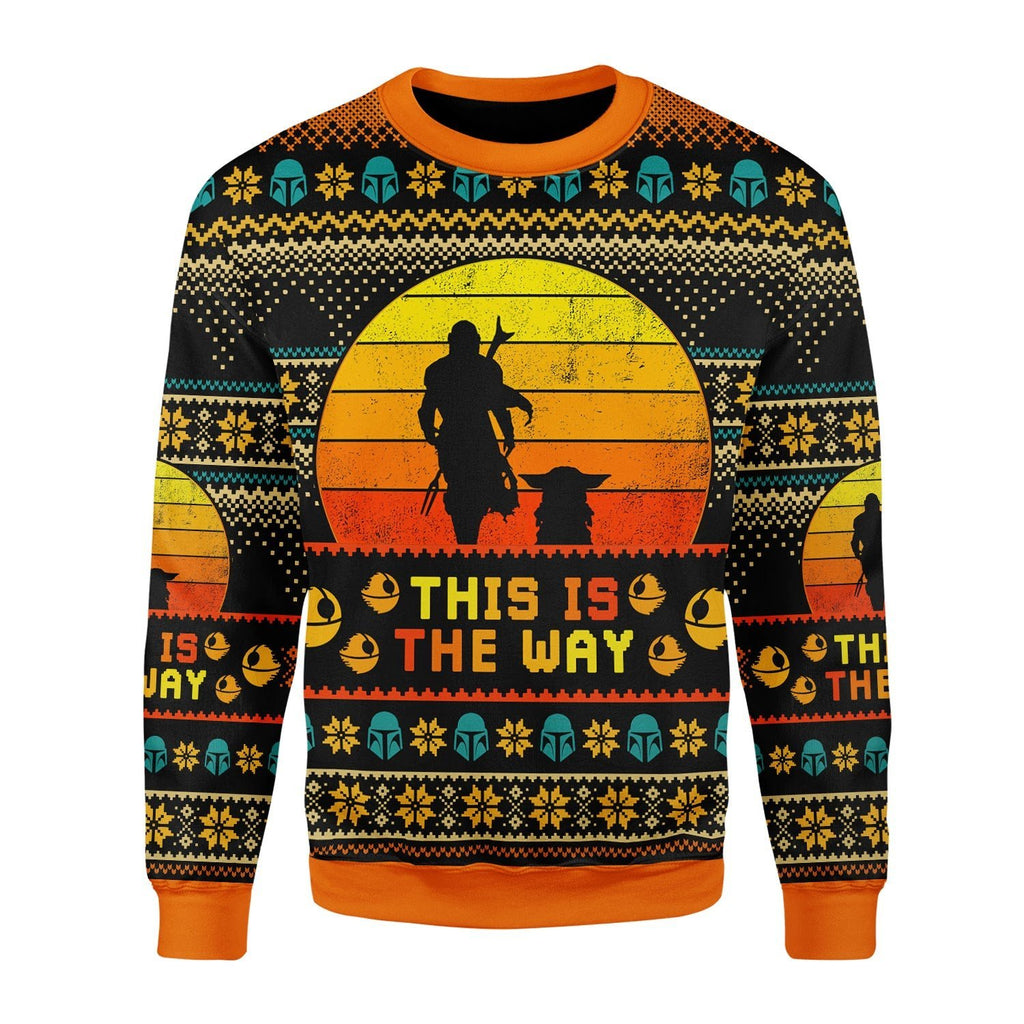 Gearhomies Christmas Unisex Sweater This Is The Way 3D Apparel