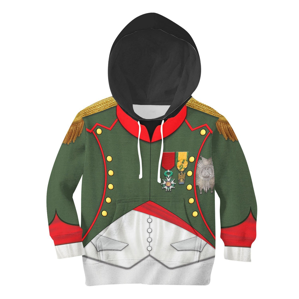 Kqm488 Napoleon In Chasseur-Cheval Reg Hoodie / Toddler 2T
