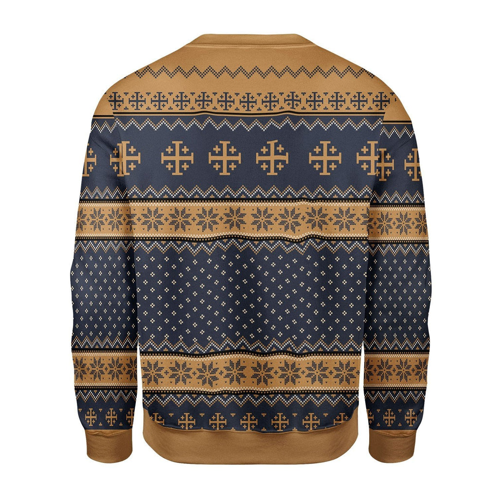 Gearhomies Christmas Unisex Sweater Jesus IC XC Christmas 3D Apparel