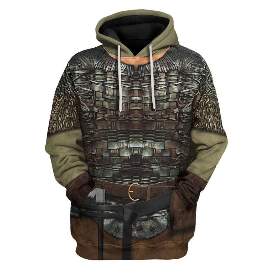 Floki Viking Outfit Hoodie / S Qm616
