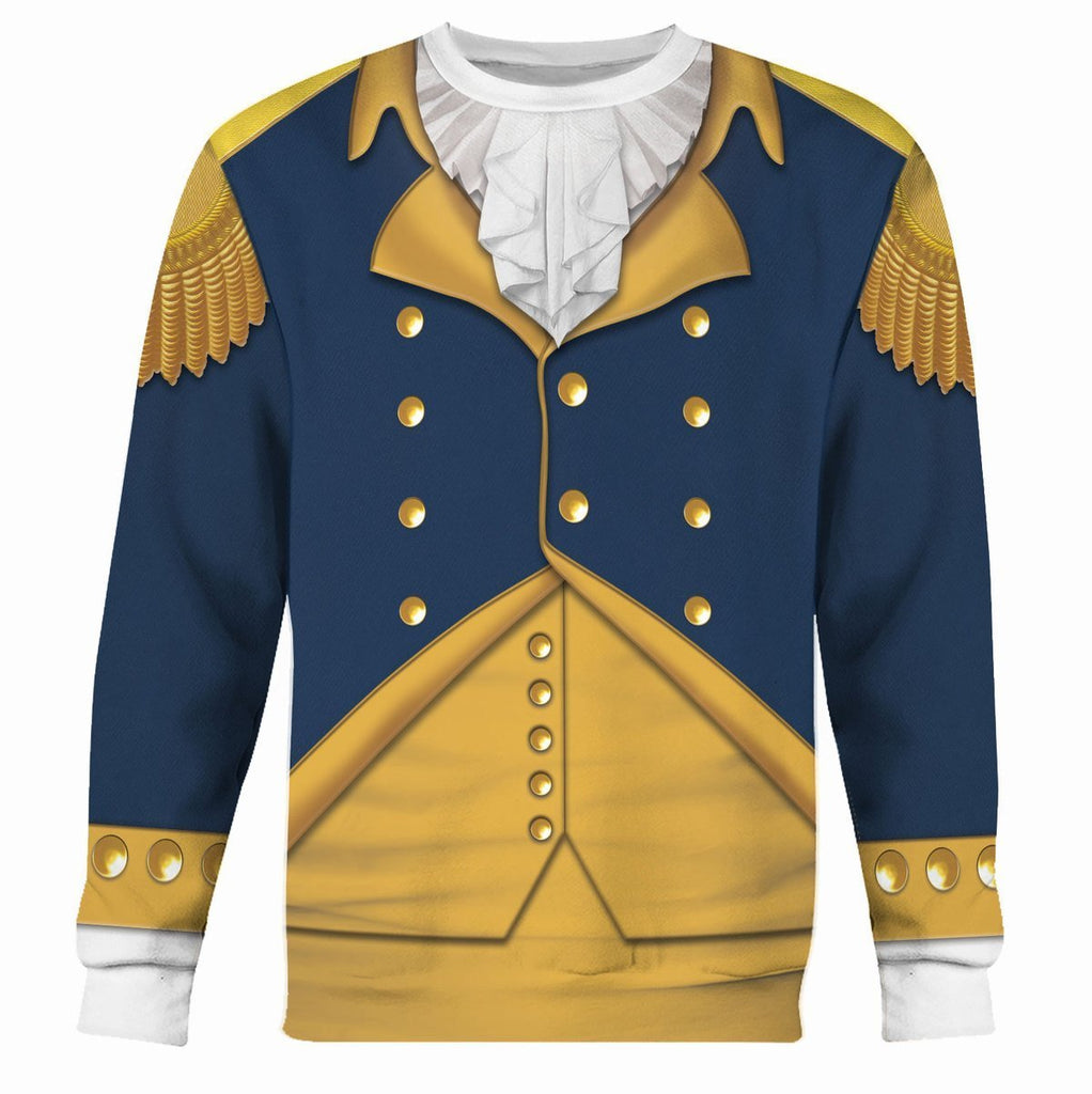 General George Washington Fleece Long Sleeves / S Qm480