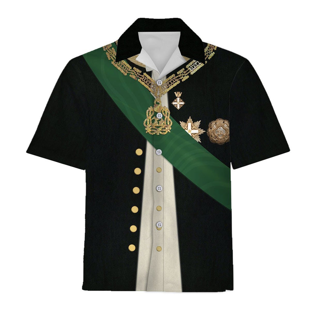 Count Camillo Benso Di Cavour The First Prime Minister Of Unified Italy Hawaii Shirt / S Vn374