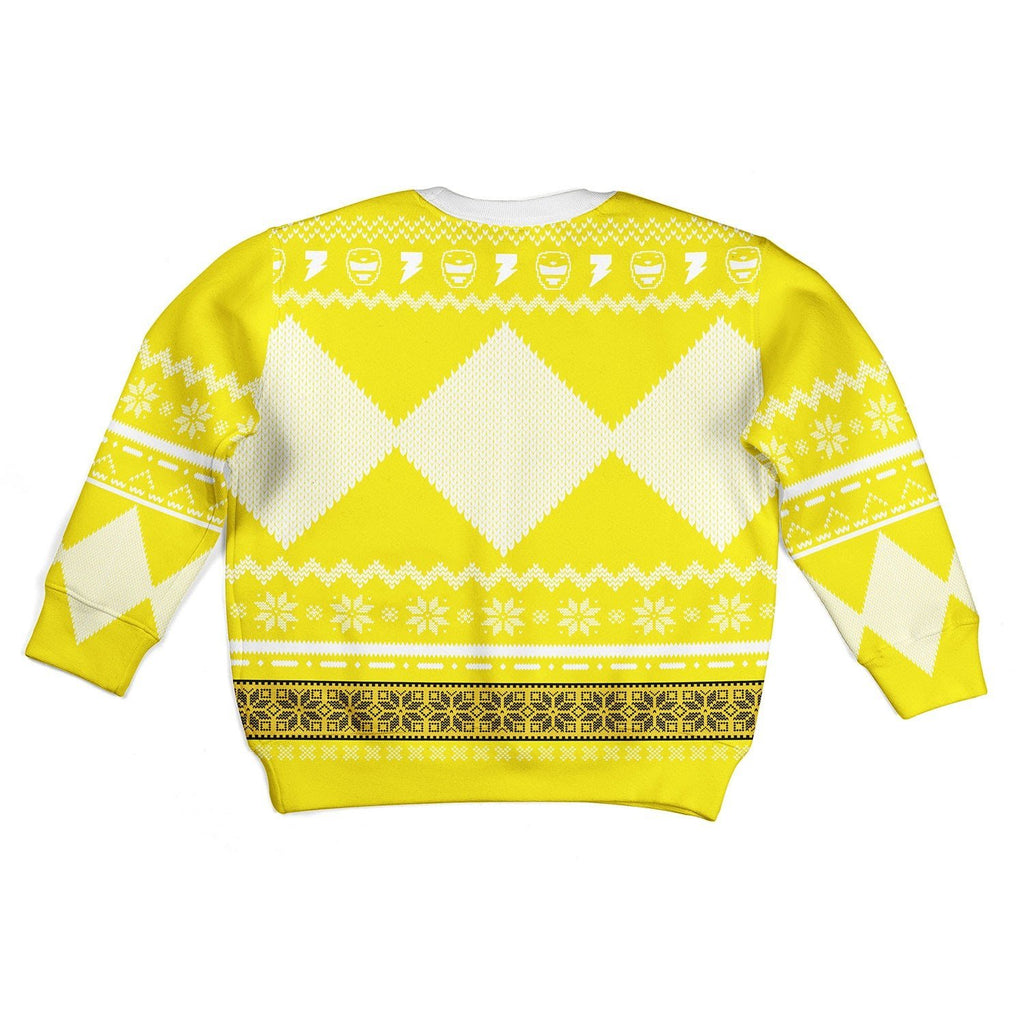Gearhomies 3D Sweatshirt Yellow MightyMorphin