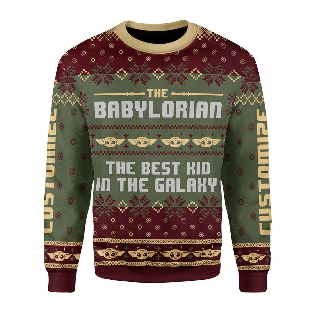 Gearhomies Christmas Unisex Sweater The Babylorian Custome Name 3D Apparel