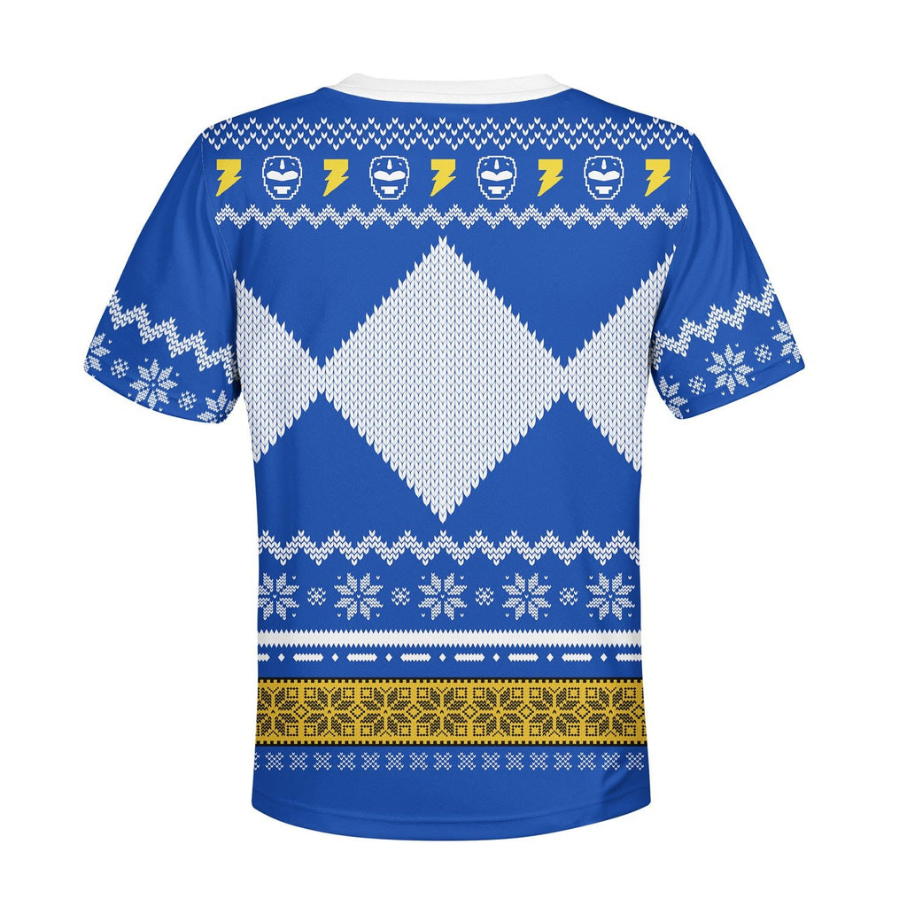 Gearhomies Unisex Kid Tops Pullover Sweatshirt Blue Mighty3D Apparel