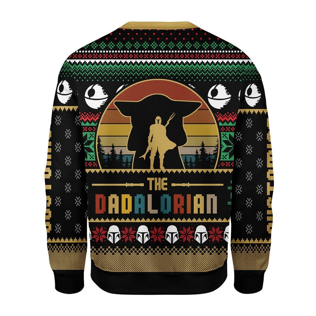 Gearhomies Christmas Unisex Sweater The Dadalorian 3D Apparel
