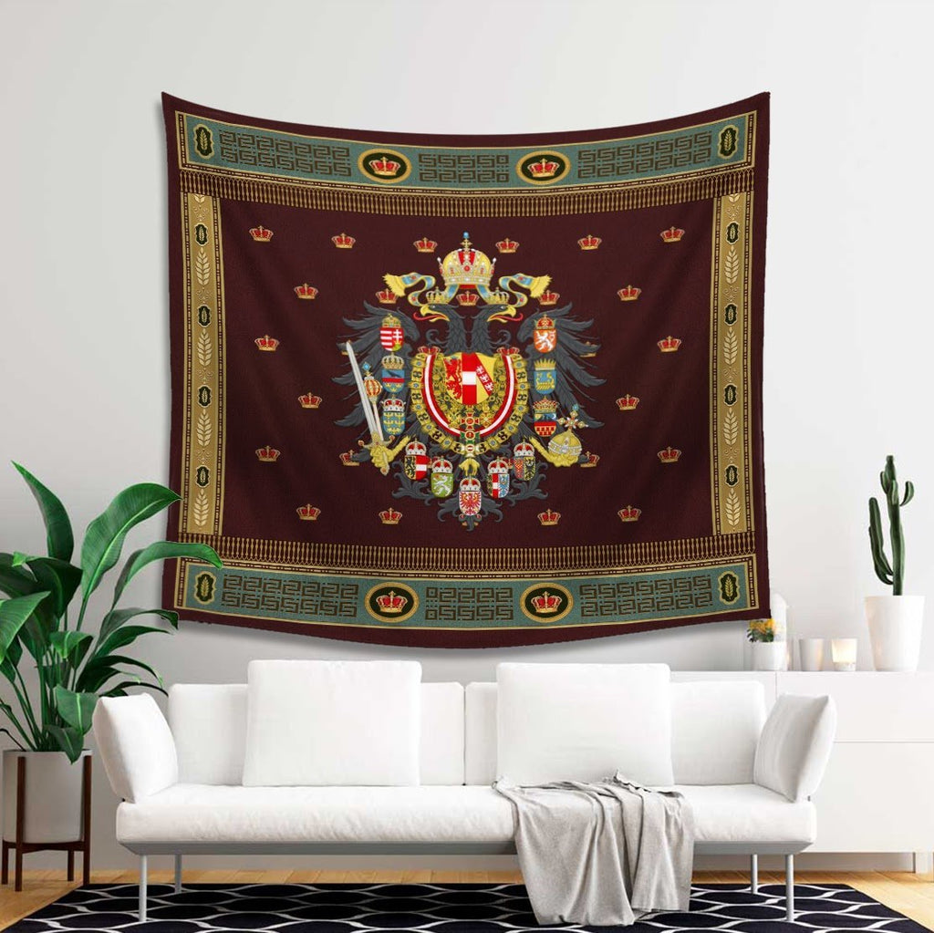 Habsburg Coat Of Arms Austria-Hungar Tapestry Qm1402