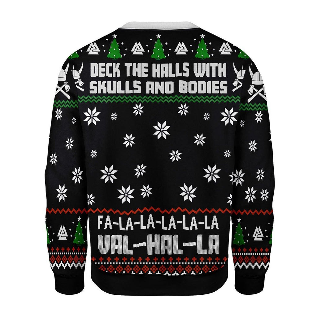 Gearhomies Christmas Unisex Sweater Deck The Halls Christmas 3D Apparel