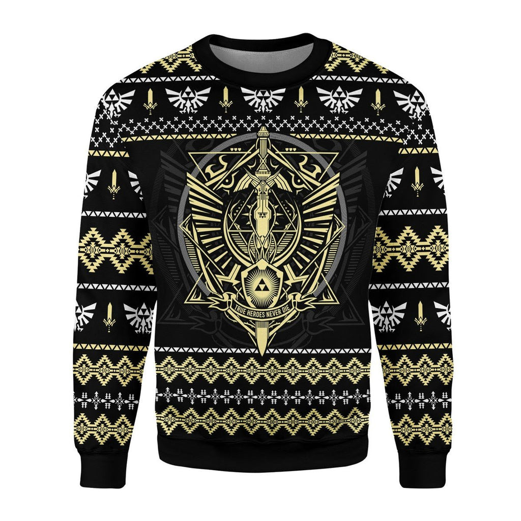 Gearhomies Christmas Unisex Sweater The Legend Of Zelda 3D Apparel