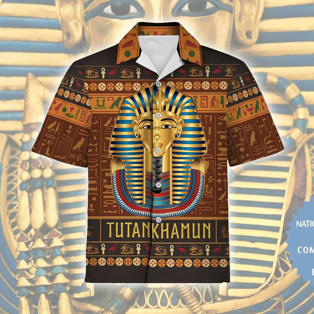 Tutankhamun Hawaiian Shirt / S Qm701