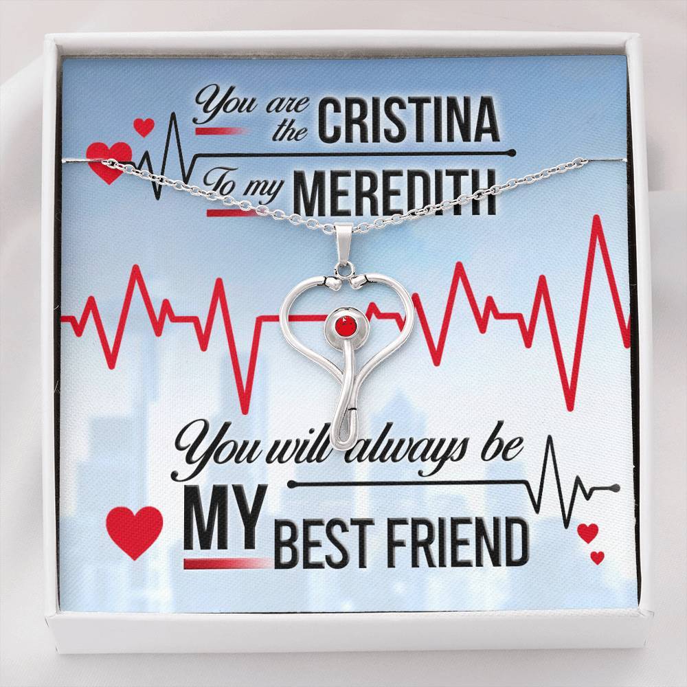 Personalized You Are The Cristina To My Meredith Bestfriend Gift Standard Box Jewelry