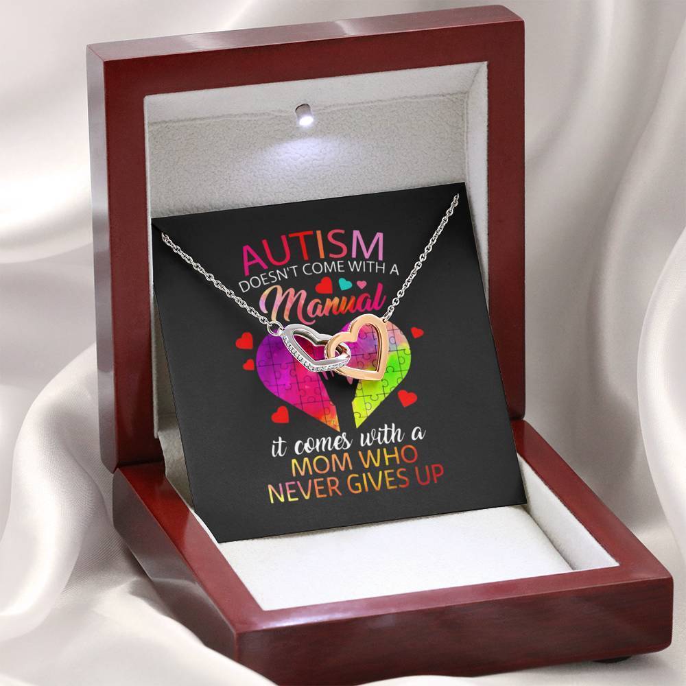 Mom Who Never Gives Up On Autism Necklace Jewelry