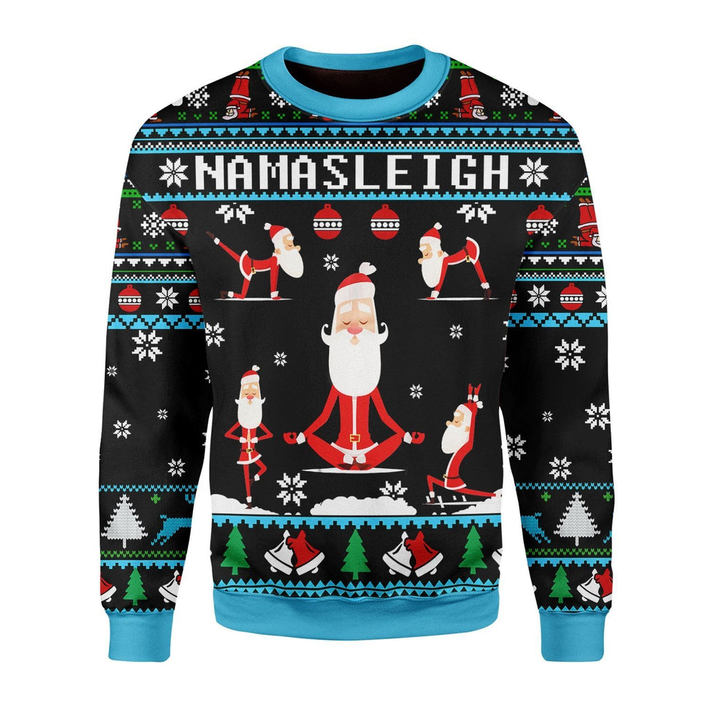 Gearhomies Christmas Unisex Sweater Namasleigh Ugly Christmas 3D Apparel
