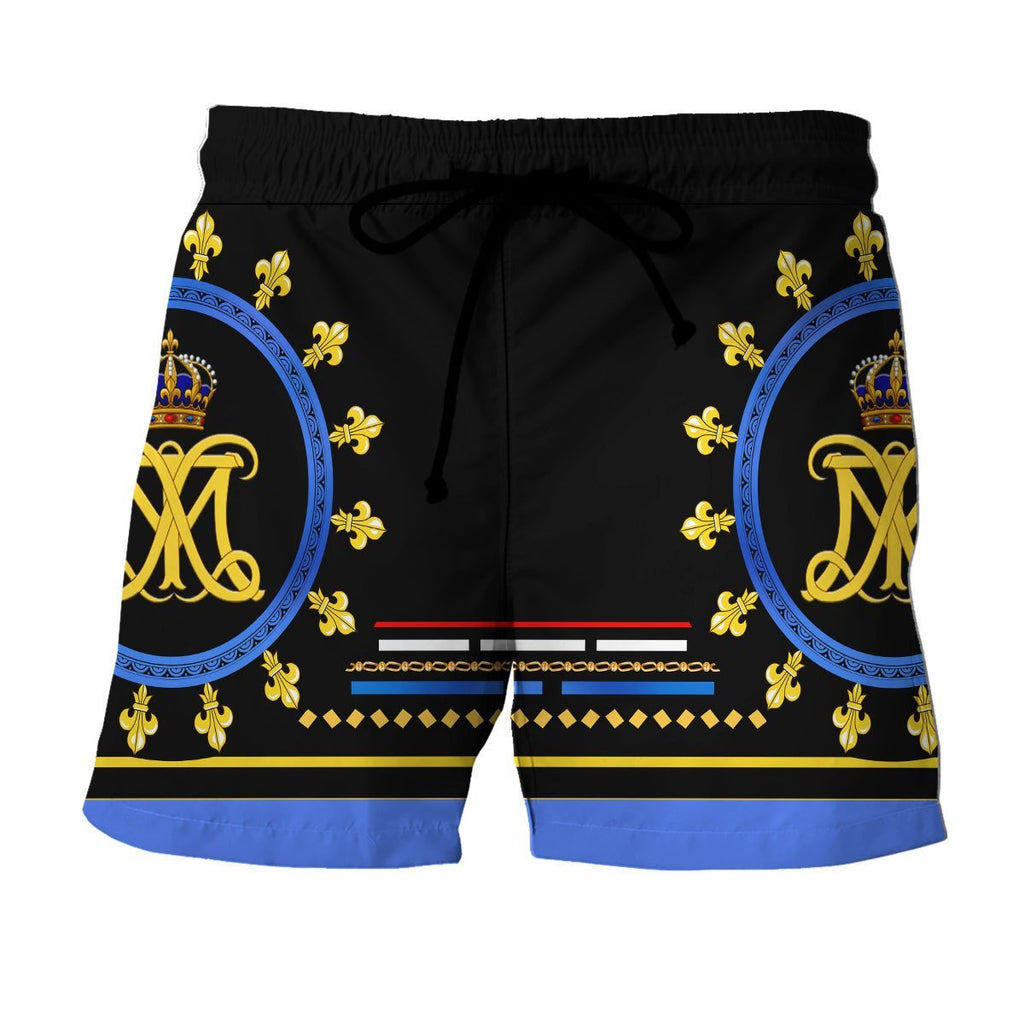 Louis Xiv Of France Hawaiian Shirt Beach Shorts / S Qm752