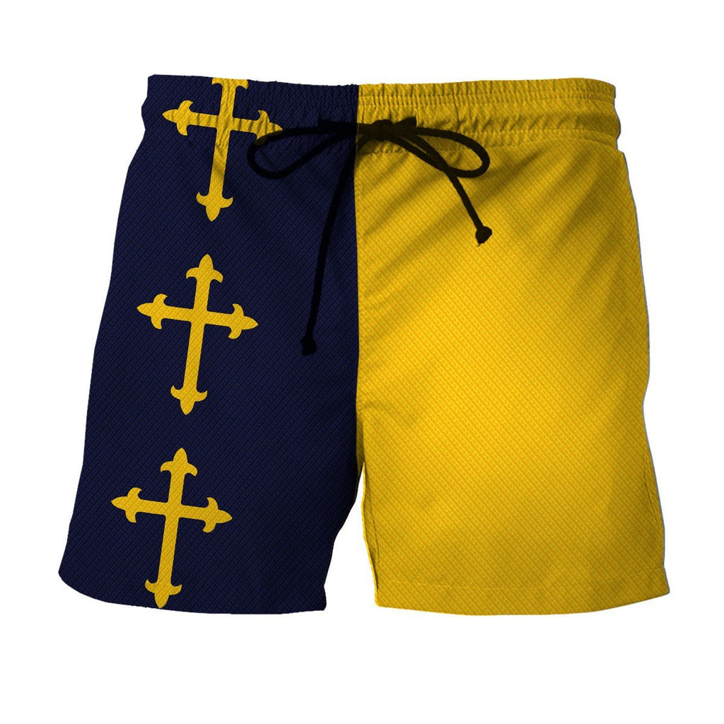 Knight Of The Holy Roman Hawaii Shirt Beach Shorts / S Qm745