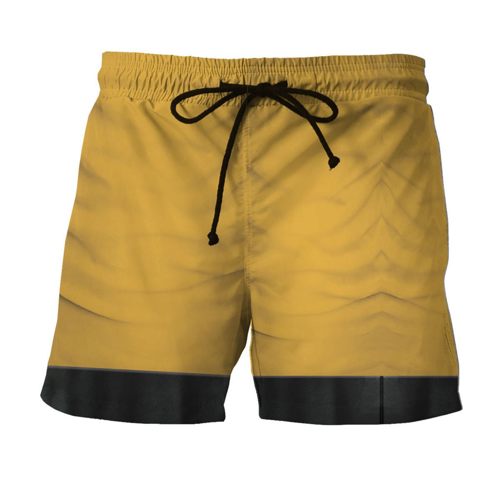 George Washington Hawaiian Shirt Beach Shorts / S Qm743