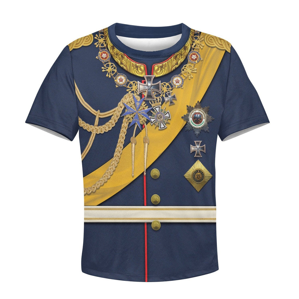 Frederick Iii German Emperor Kid T-Shirt / S Qm672