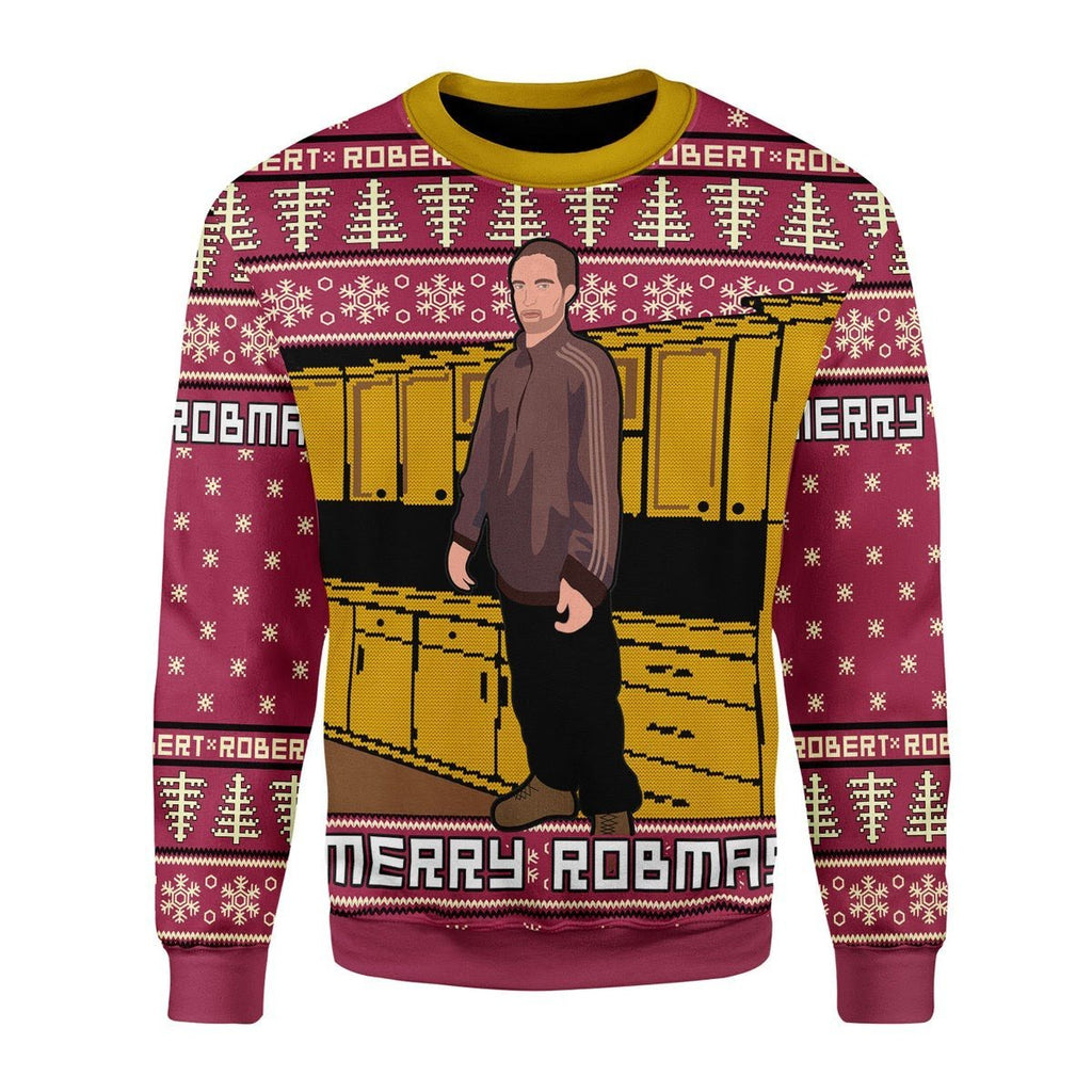 Gearhomies Christmas Unisex Sweater Robert Pattinson Kitchen Meme Ugly Swweater 3D Apparel