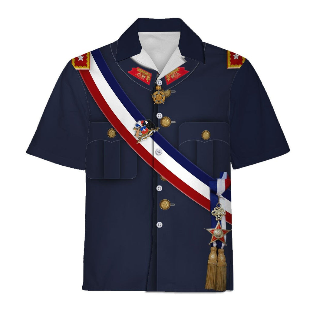 Augusto Pinochet Hawaiian Shirt / S Qm1244