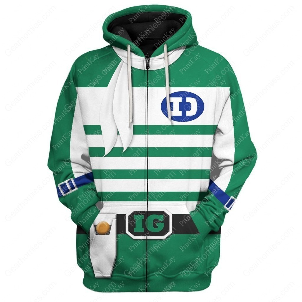 Denzi Green Super Sentai Zip Hoodie / S Sentai42200