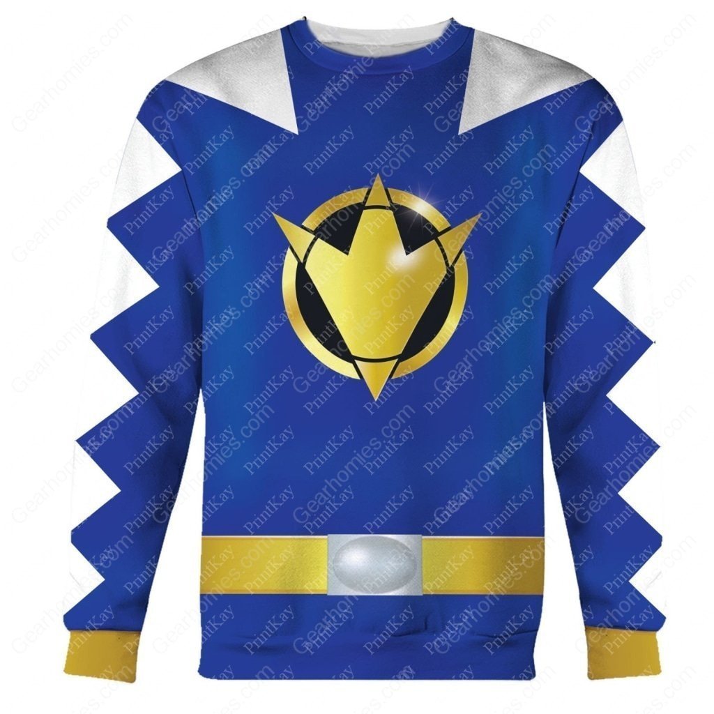 Dino Thunder Blue Long Sleeves / S Qm77