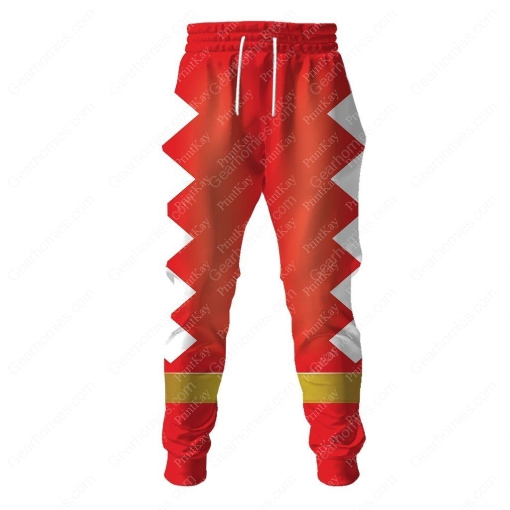 Dino Thunder Red Sweatpants / S Qm112