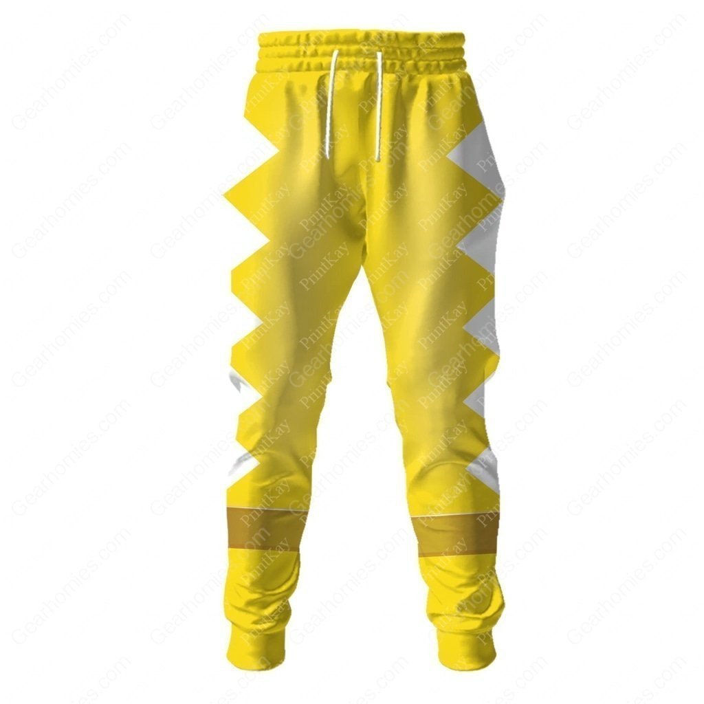 Dino Thunder Yellow Sweatpants / S Qm113