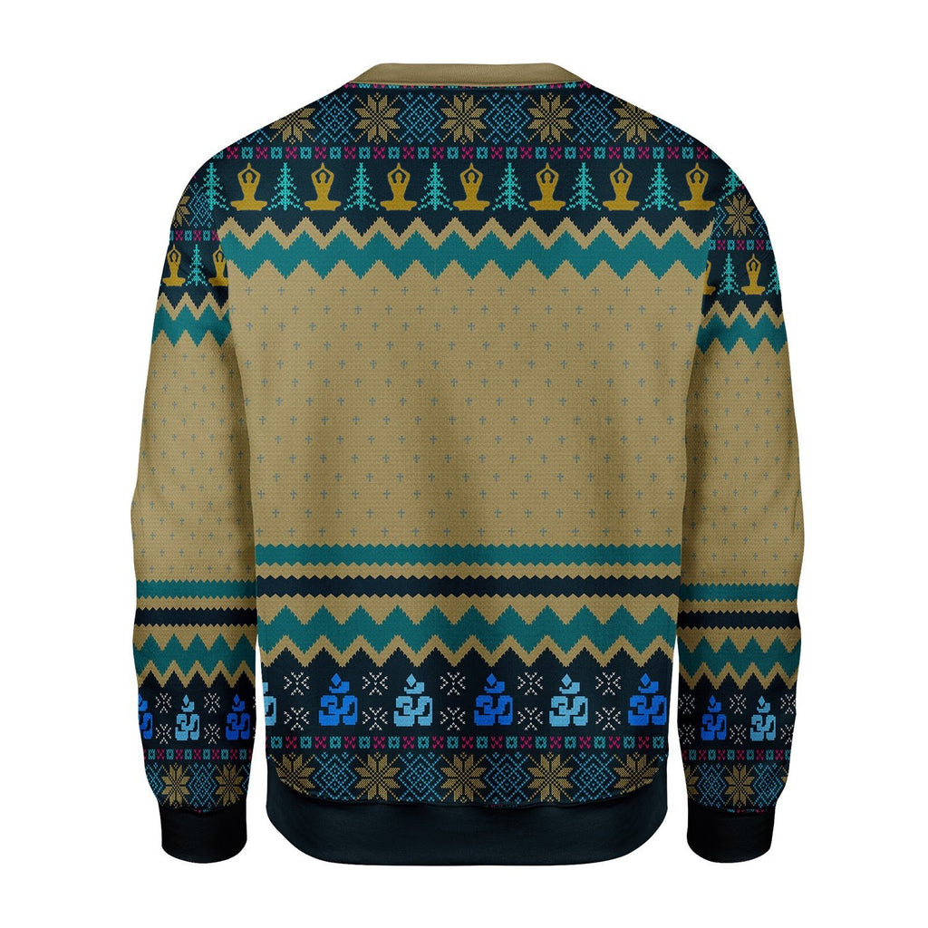 Gearhomies Christmas Unisex Sweater Throat Chakra 3D Apparel