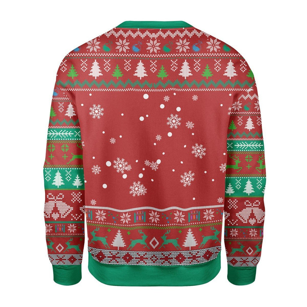 Gearhomies Christmas Unisex Sweater Neil Degrasse Tyson Science Big Bang 3D Apparel