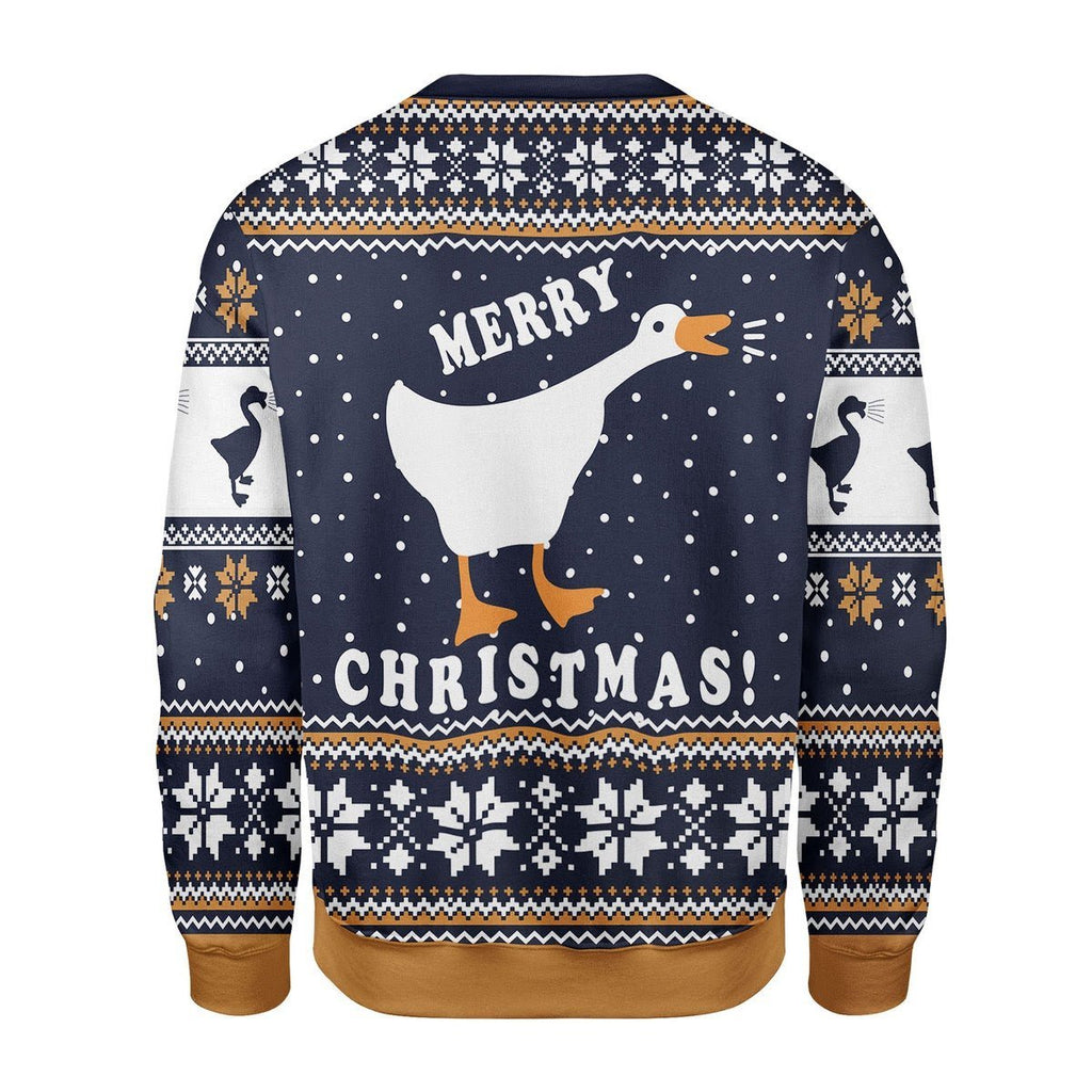 Gearhomies Christmas Unisex Sweater The Untitled Goose 3D Apparel