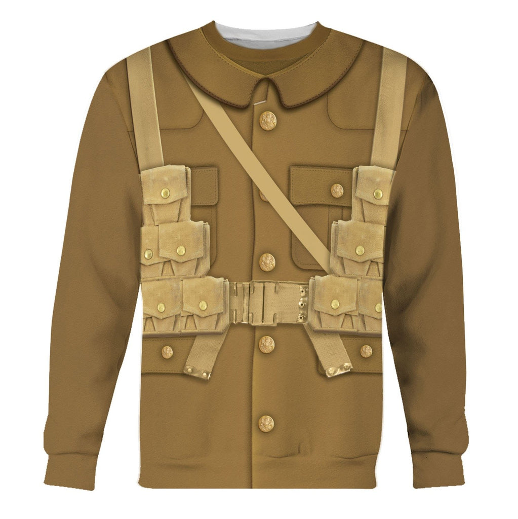 World War 1 Uniform British Soldiers Vn190 Long Sleeves / S