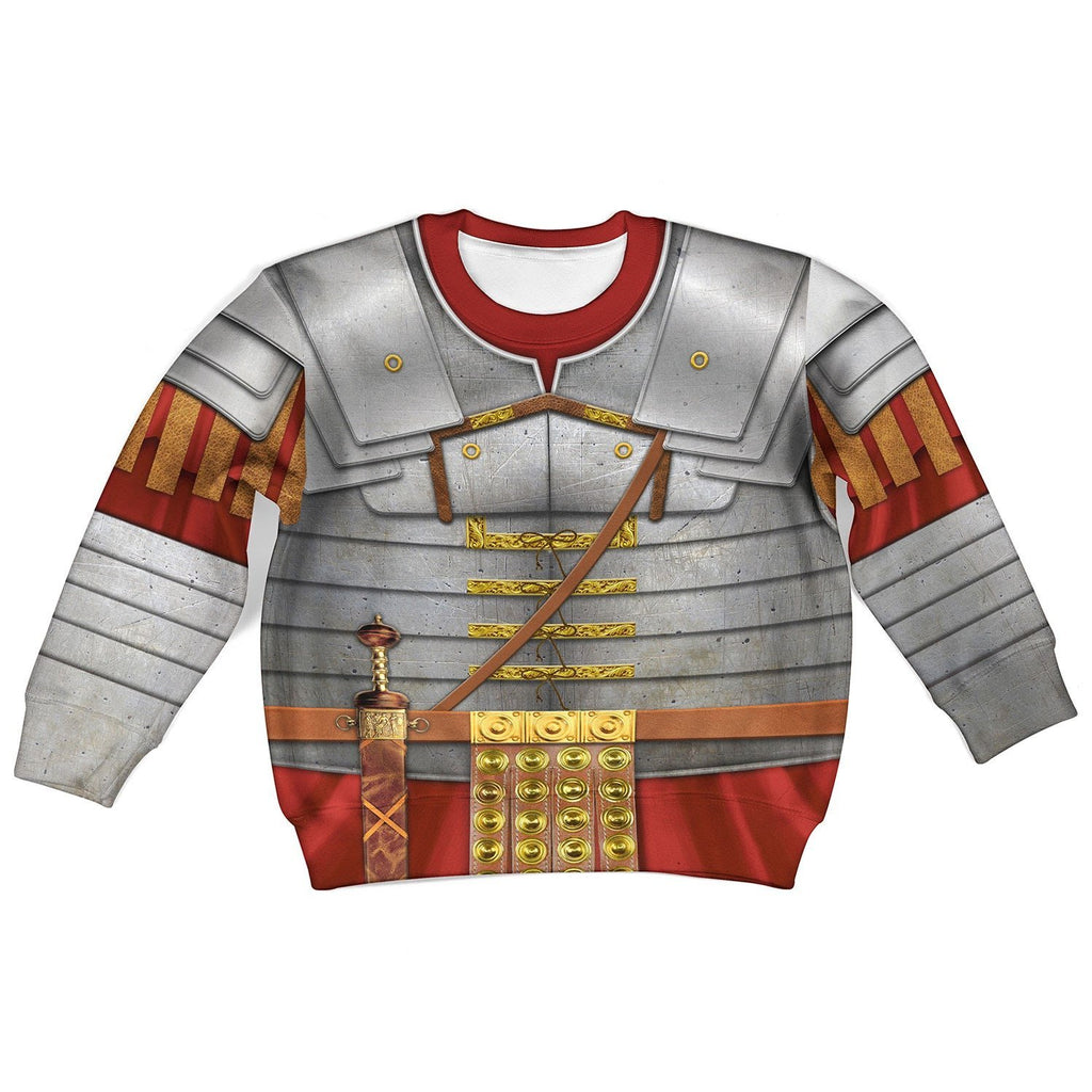 Kqm682 Roman Empire Soldier Armor Kid Long Sleeves / Toddler 2T